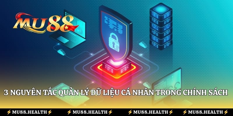 3 nguyên tắc quản lý dữ liệu cá nhân trong chính sách bảo mật Mu88