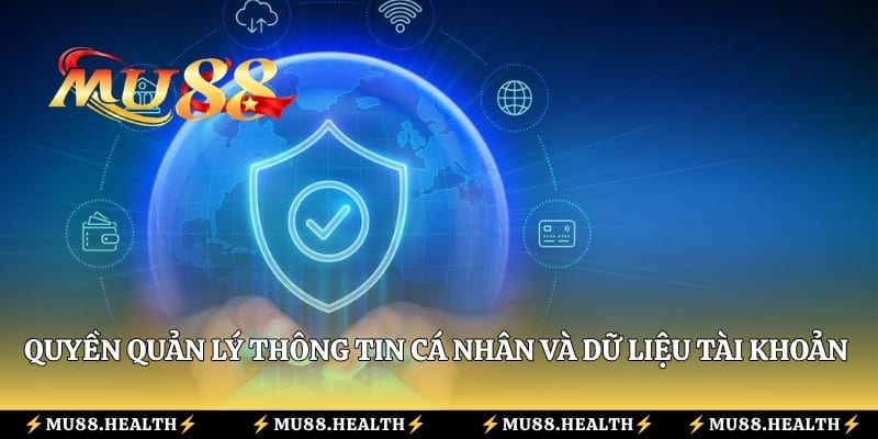 Quyền quản lý thông tin cá nhân và dữ liệu tài khoản người chơi